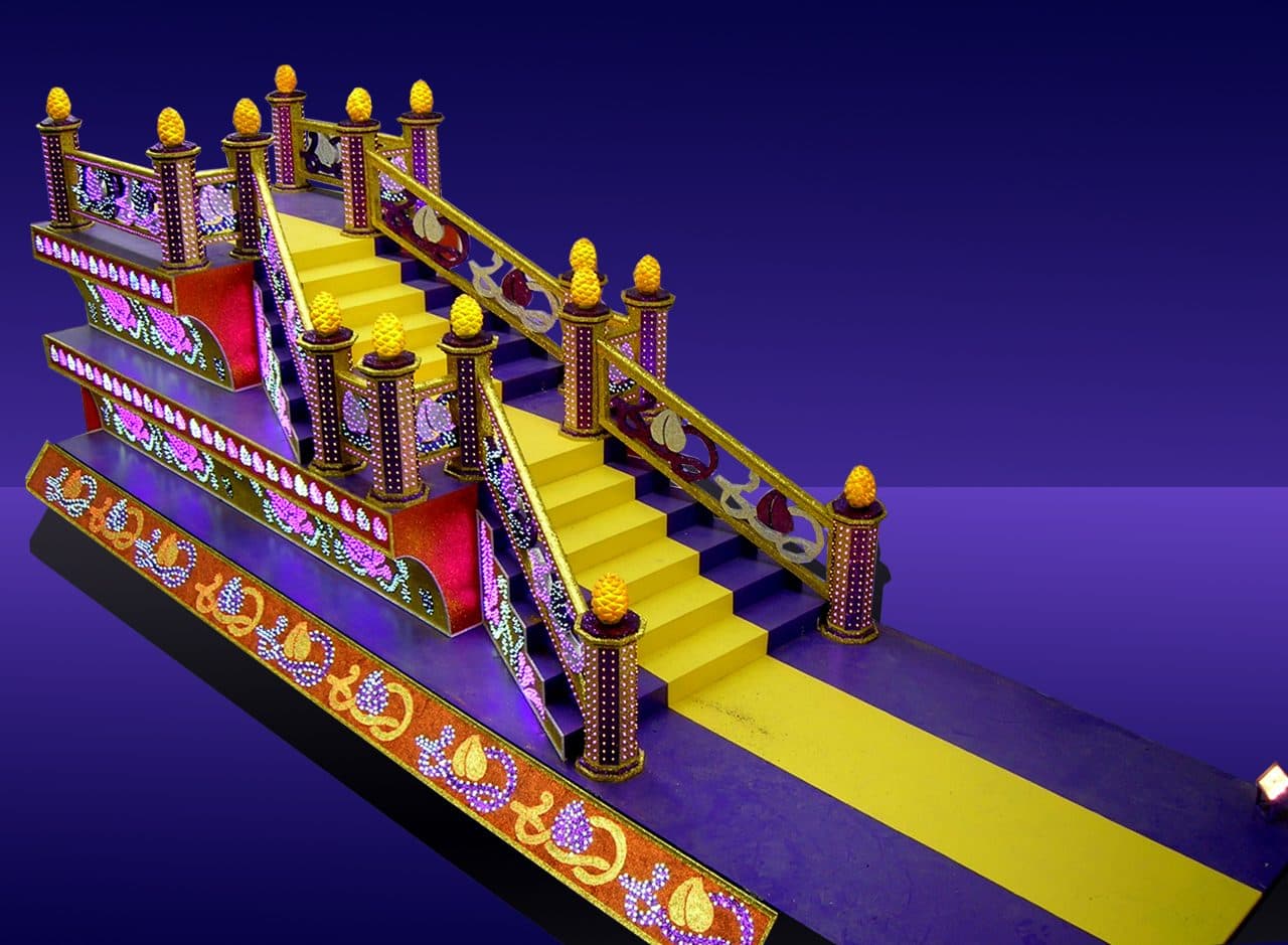 Trono Mariluz Hojas Morada